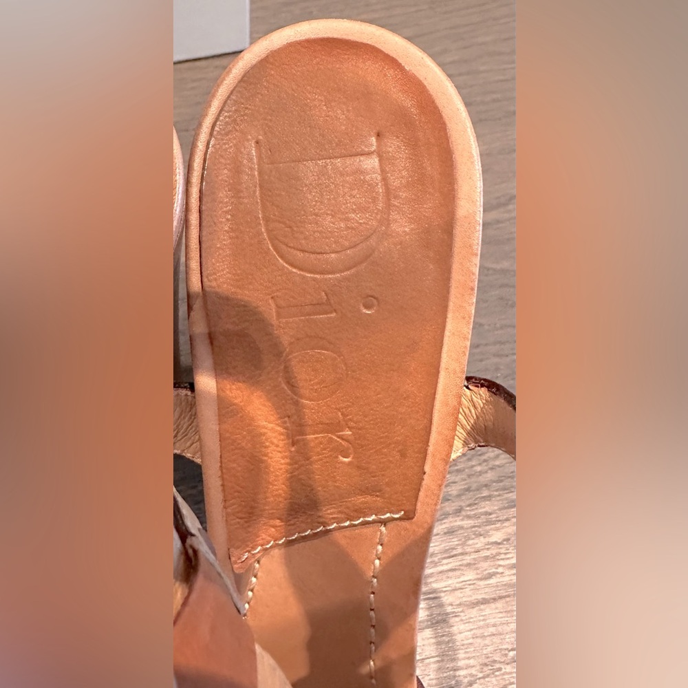 Dior Vintage My Dior sandals in caramel leather - Picture 11 of 13
